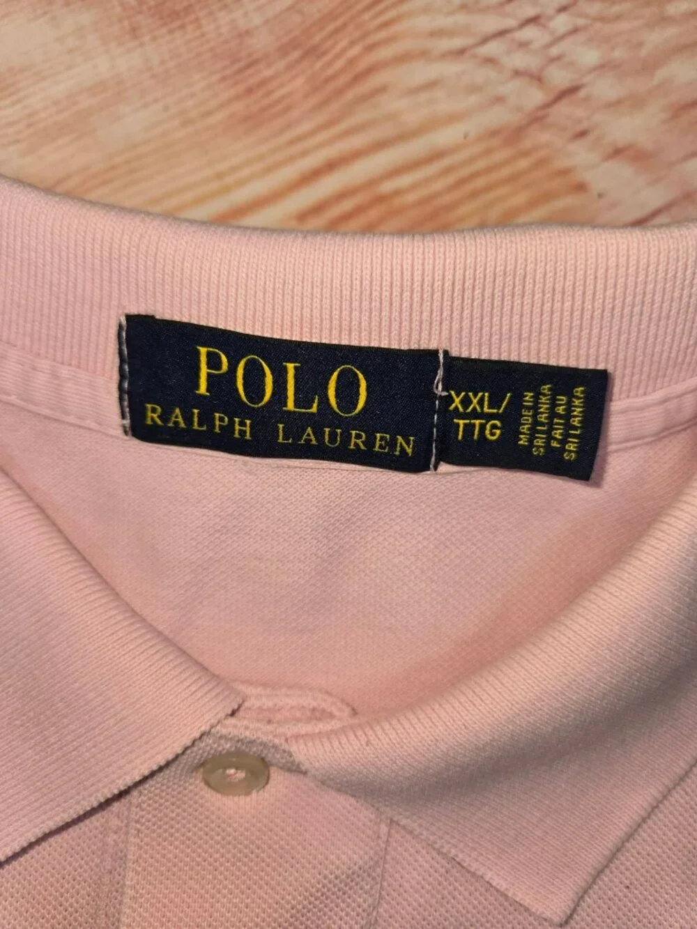 Polo Ralph Lauren XXL Pink Classic Fit Polo Shirt 100% Cotton